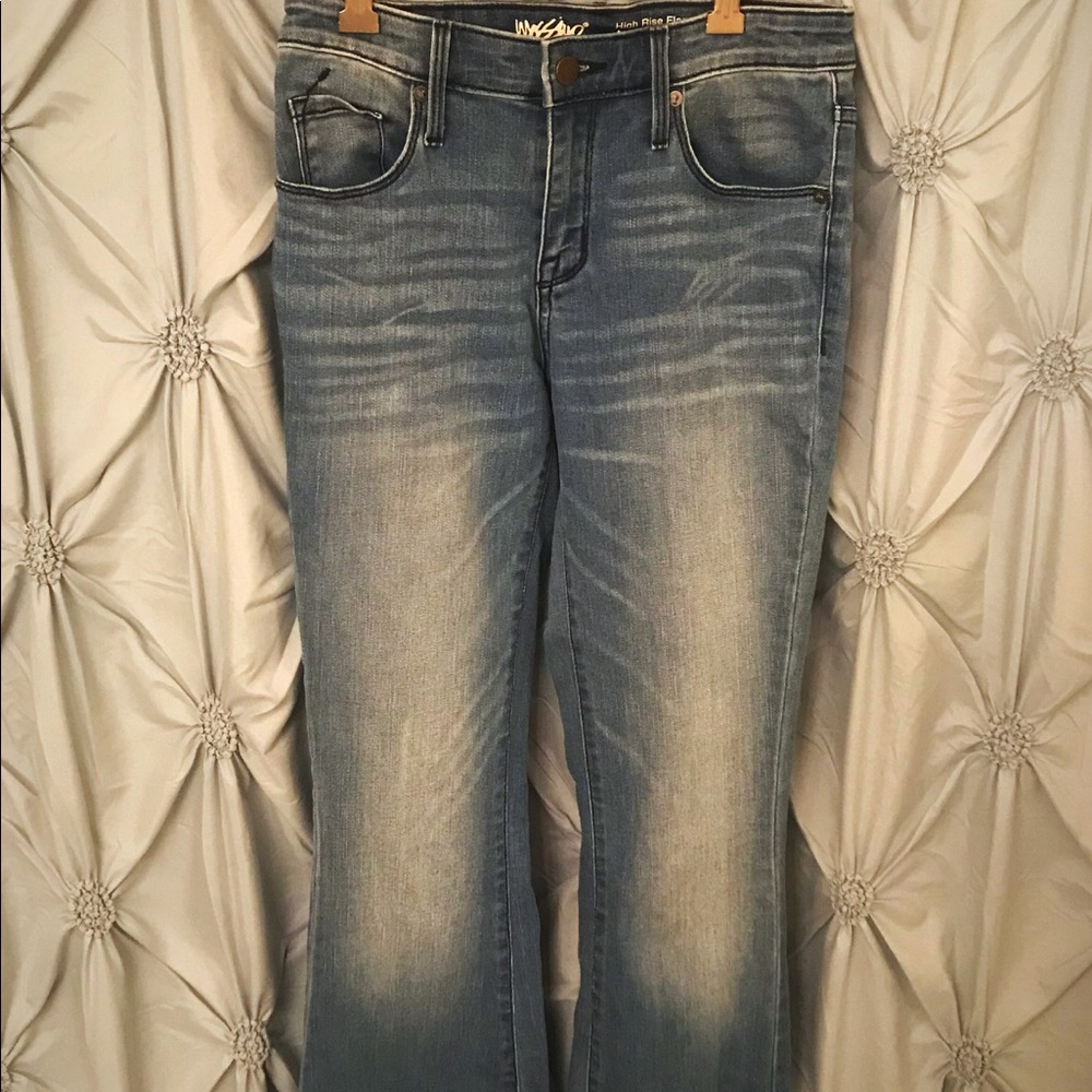 High rise jeans